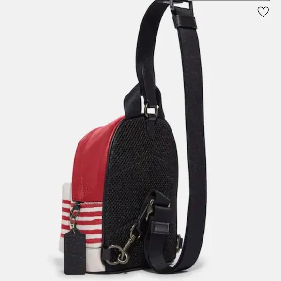 Coach Disney Mickey Mouse X Keith Haring Small West Backpack Crossbody - Picture 2 of 16